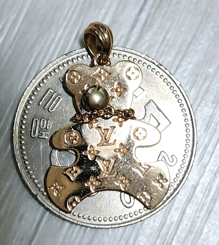 18k 곰돌이 펜던트 저렴--3