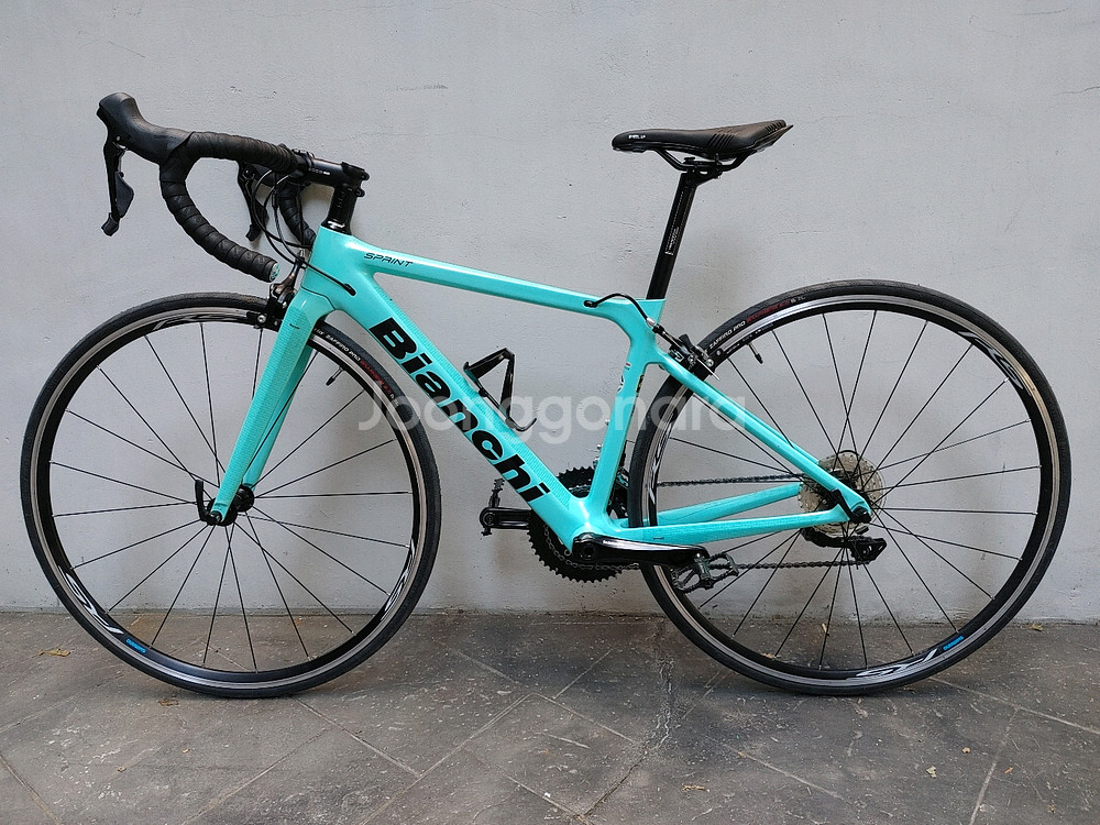 3회주행 신품급 23년 비앙키 스프린트 카본 로드자전거 44사이즈 팔아요.--5