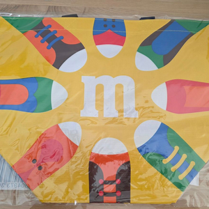 M&M 초콜릿 굿즈 쇼퍼백