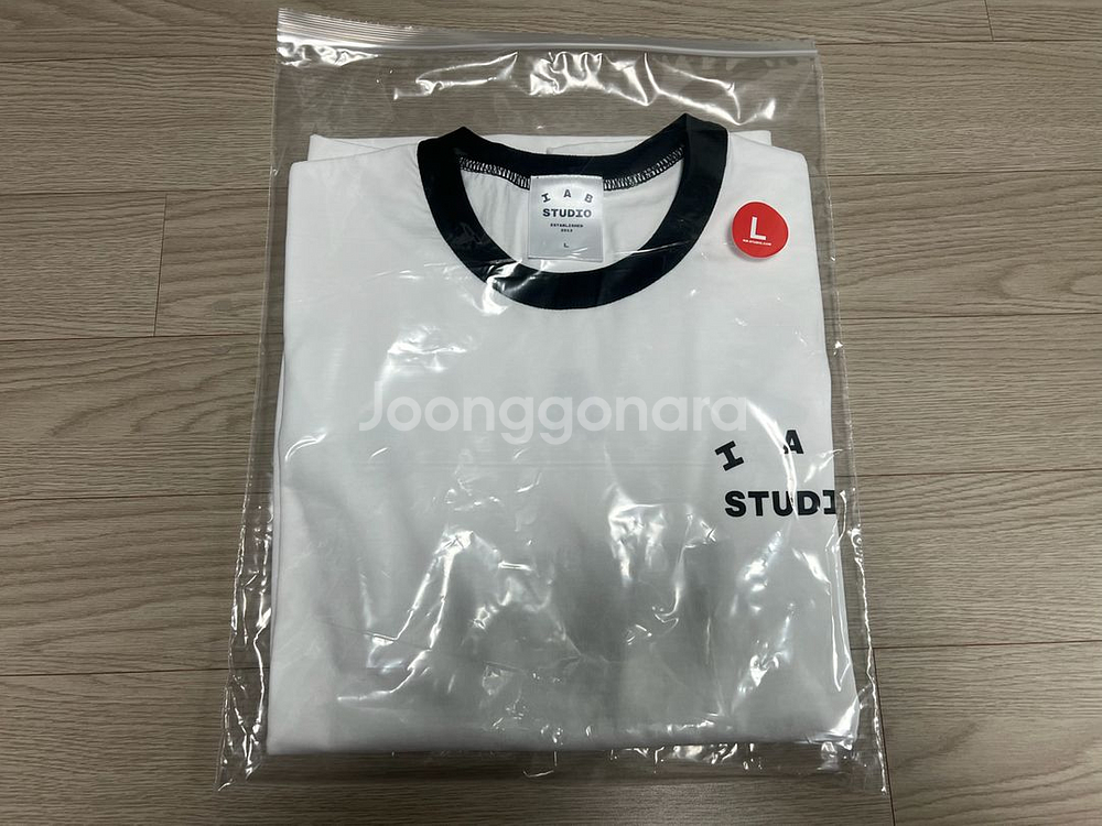 아이앱 이스테블리시드 티셔츠 화이트 블랙 L,XL 판매--1