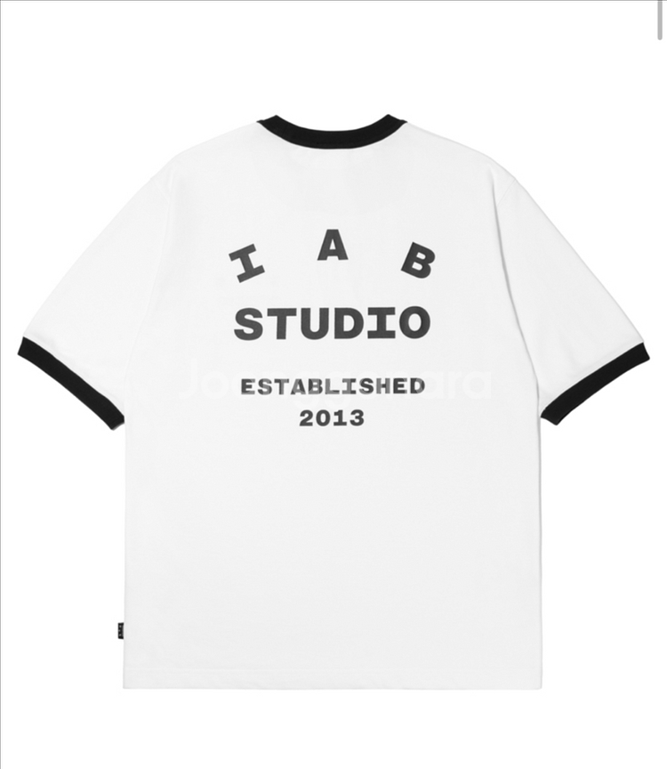 아이앱 이스테블리시드 티셔츠 화이트 블랙 L,XL 판매--3