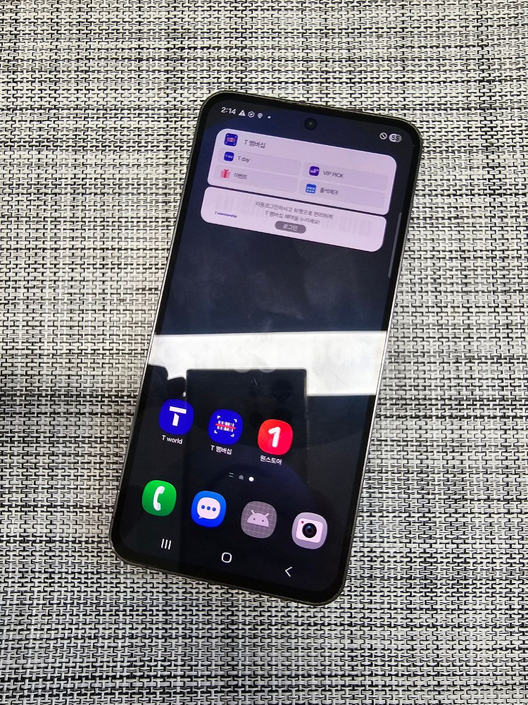 (검수완료) 갤럭시 S24FE 256G 블랙 25년 5월개통 정상해지공기계 검수완료 45만팝니다@--1