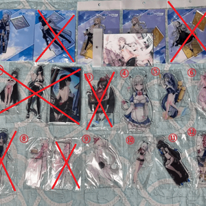 (판매) 블루아카이브 아크릴 스탠드 및 굿즈 이미지