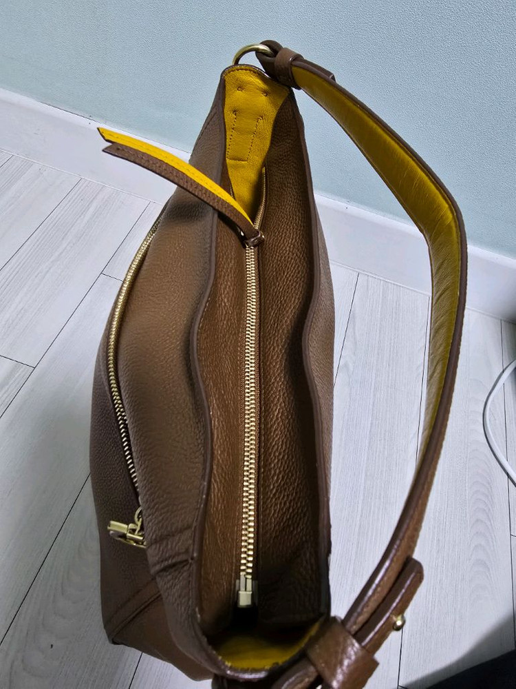 페레가모 알리 숄더백 브라운 정품 운포--6