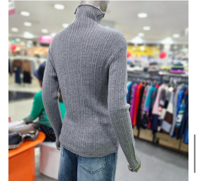 시슬리 모헤어 블렌드 슬림 케이블 니트(새상품, 사이즈 프리)--7