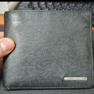 Merciero 남성 반지갑 블랙