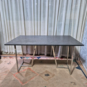 에넥스 볼케이노 화산석 실버스틸 4인식탁