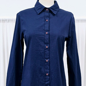 나인걸 여성 스판셔츠 슬림 면셔츠