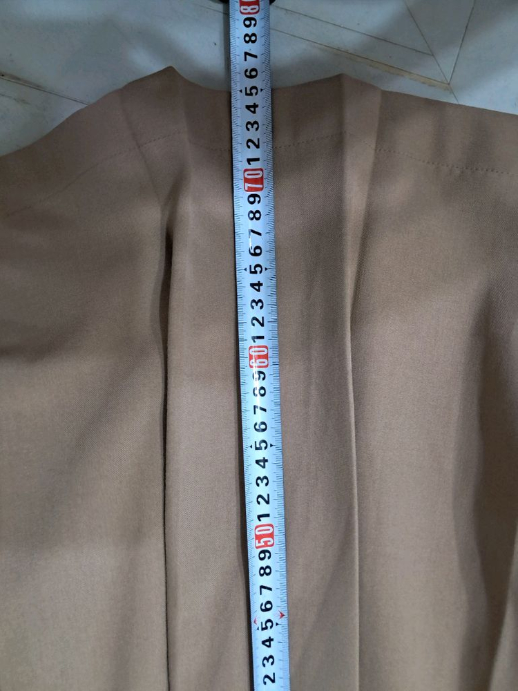 베니토 베이지 플리츠 롱 스커트--2