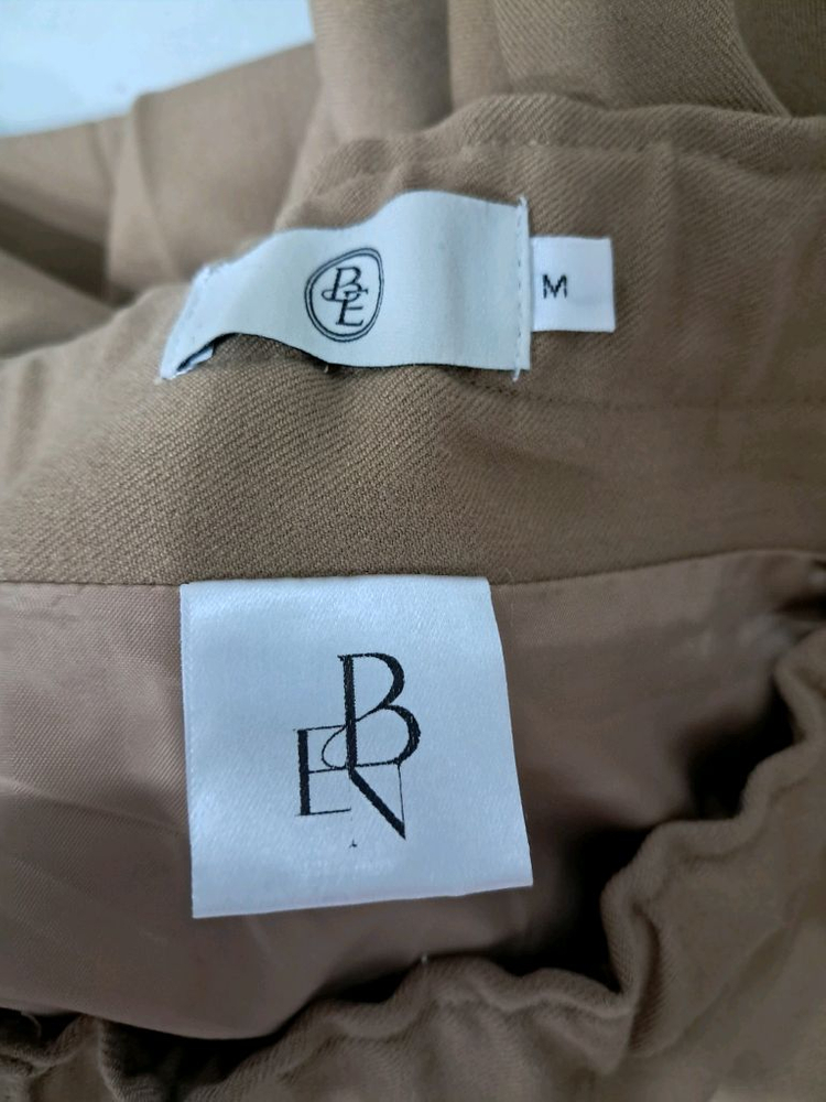 베니토 베이지 플리츠 롱 스커트--4