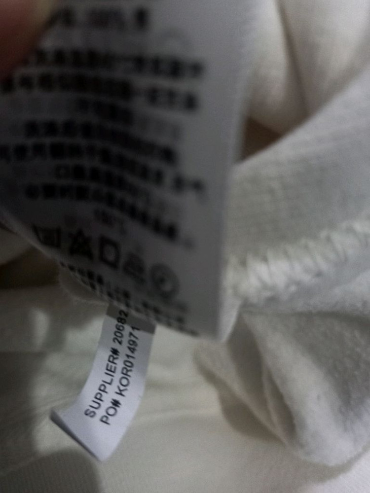 폴로 POLO 빅포니 화이트 체크 후드집업 105/XL 이미지