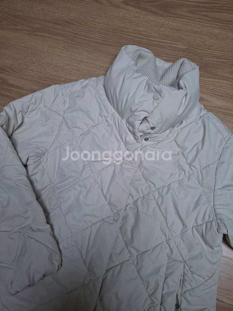 탑텐 퀄팅 아이보리 여성 패딩 95호--1