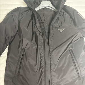 프라다 SGN955 리나일론 패딩 자켓 블랙 48사이즈