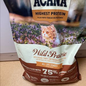 개봉된 고양이사료 아카나 와일드 프레이리캣 3.5kg
