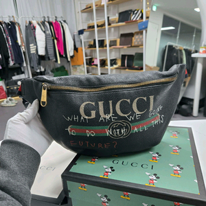 [A급컨디션] 구찌 띠로고 벨트백