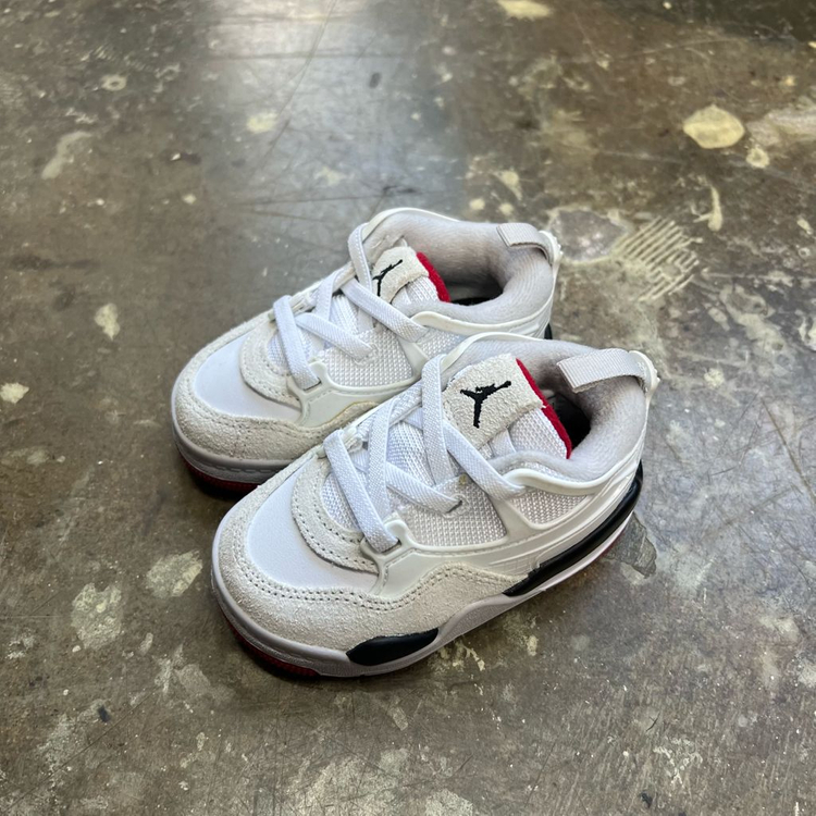 110) 새제품 나이키 조던4 키즈 바시티레드 운동화 신발 이미지