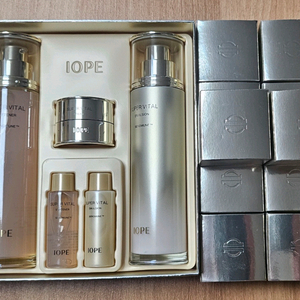 (무료배송) 아이오페 슈퍼바이탈 2종세트 + 크림 10ml 10개 새제품