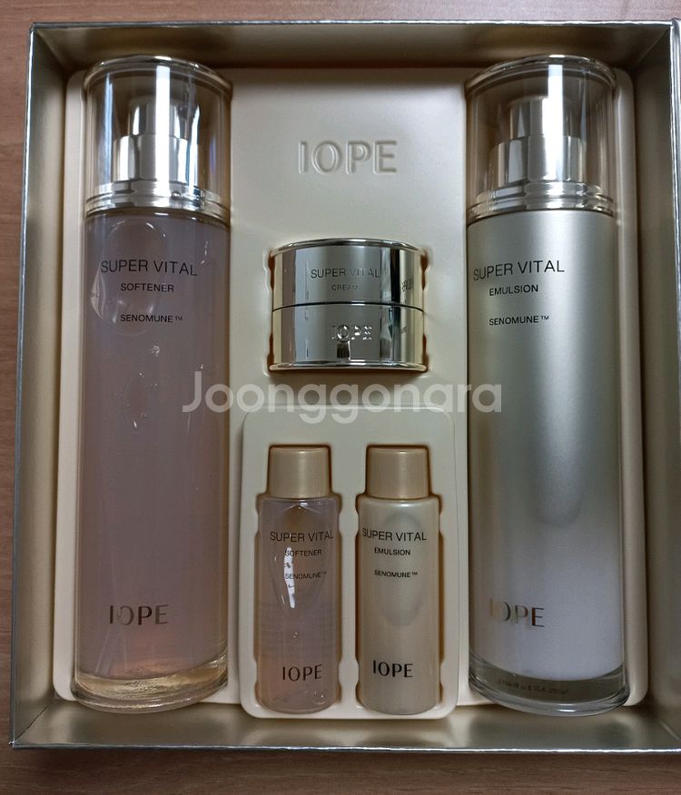 (무료배송) 아이오페 슈퍼바이탈 2종세트 + 크림 10ml 10개 새제품--2