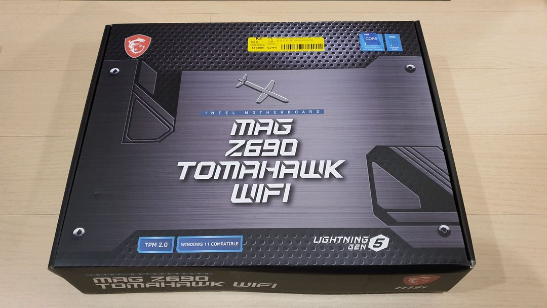 MSI MAG Z690 토마호크 WIFI DDR5 메인보드+i7-13700KF--0
