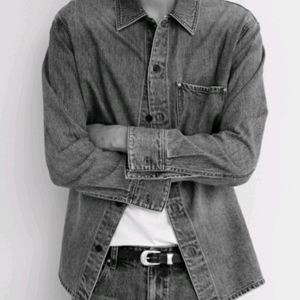 EQL 한섬브랜드/데님 셔츠/XL