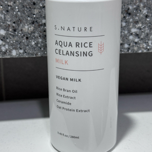 에스네이처 아쿠아 라이스 클렌징 밀크 280ml