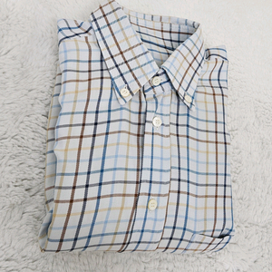 브리오니 체크 오버핏 셔츠