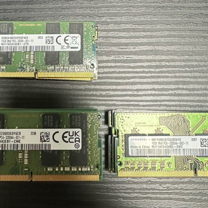 삼성 노트북 sodimm DDR4 16GB 메모리 17개
