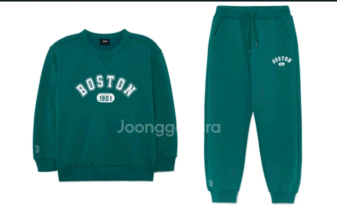 당일발송! 쿨거레시 6만9천! 미착용 새제품 MLB 맨투맨 상하세트 남아여아 공용 세트 커플 상하복세트 160 이미지
