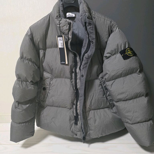 스톤아일랜드 25fw 크링클랩스 다운 패딩 그레이 xl 새상품(배송받은지 1시간됨)