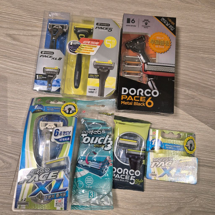 여러가지 도루코 페이스 면도기들 다드려요--2