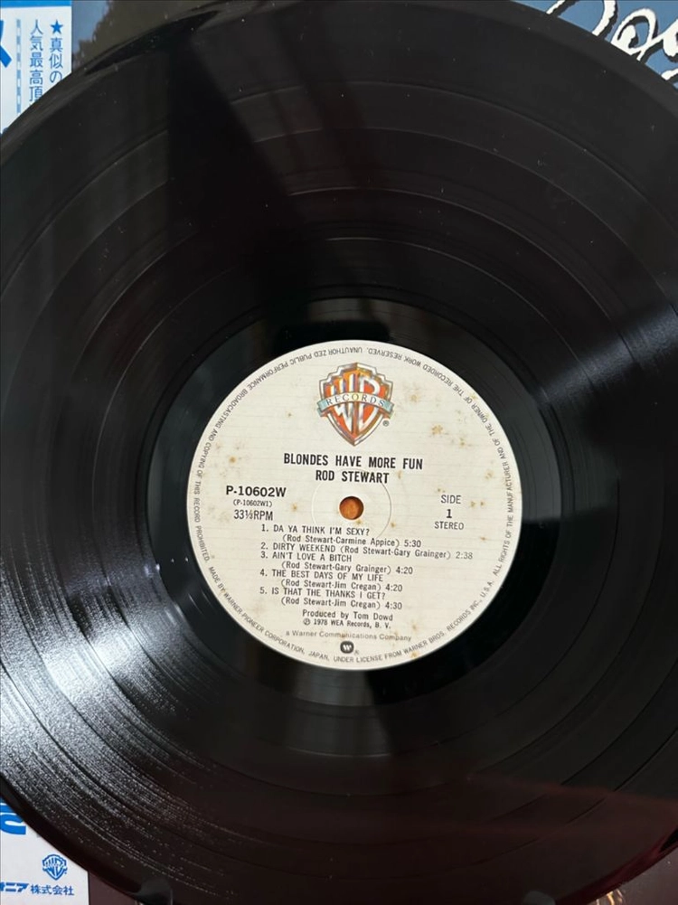Rod Stewart Blondes Have More Fun(LP) 이미지