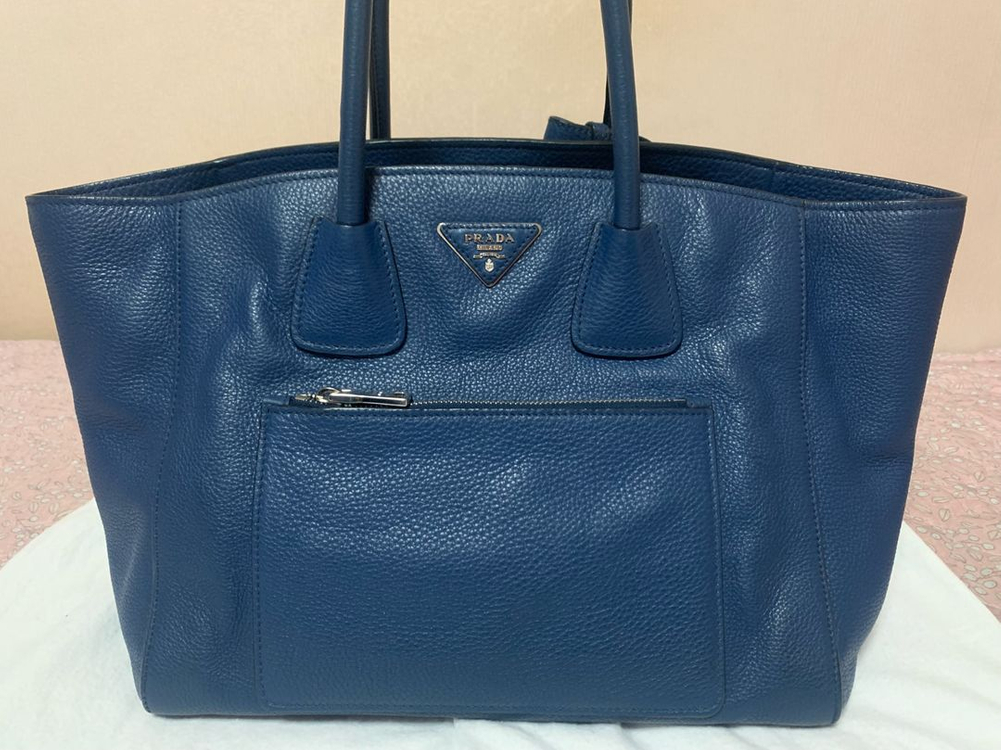 프라다 BN2795 비텔로 피닉스 블루 가방 판매합니다--2