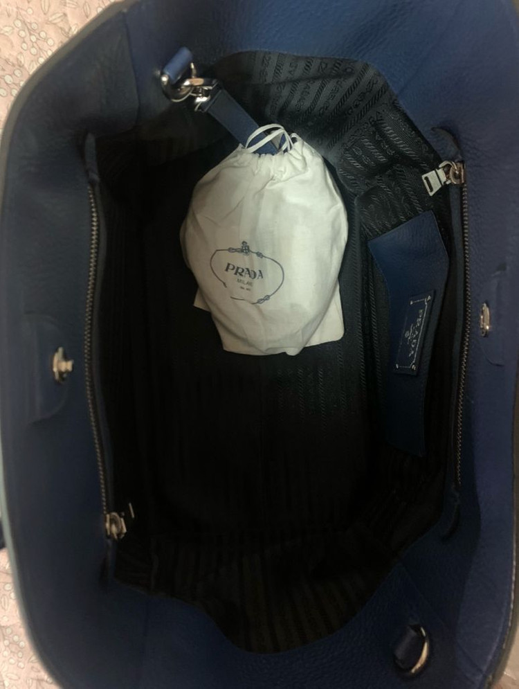 프라다 BN2795 비텔로 피닉스 블루 가방 판매합니다--5