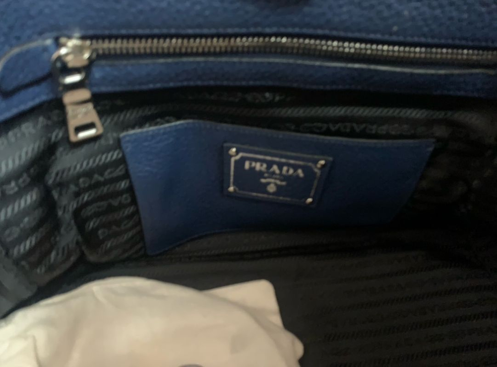 프라다 BN2795 비텔로 피닉스 블루 가방 판매합니다--6