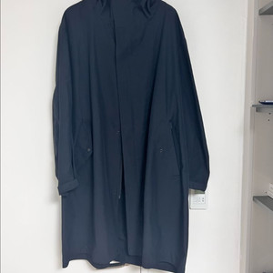 무인양품 발수 후드코트 네이비