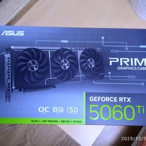 미개봉 새제품 아수스 프라임 지포스 RTX 5060 Ti 8GB GDDR7 OC 특별판 이미지