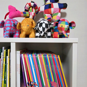 그레이트북스 알록달록엘머 엘머인형