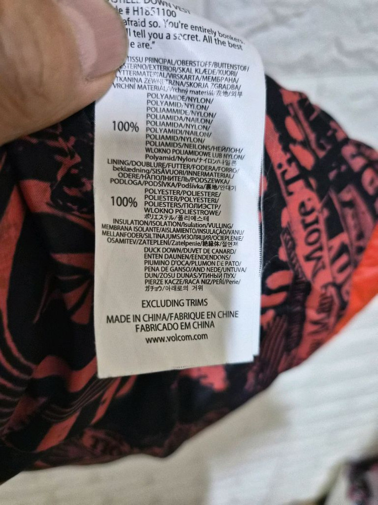 볼컴 구스다운 패딩 조끼 여성95 55 66 등산 낚시 노스페이스 아디다스 밀리터리 나이키 보드복 스키--9