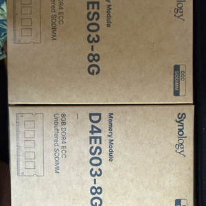 시놀로지 램 D4ES03-8G 8GB DDR4 ECC 팝니다
