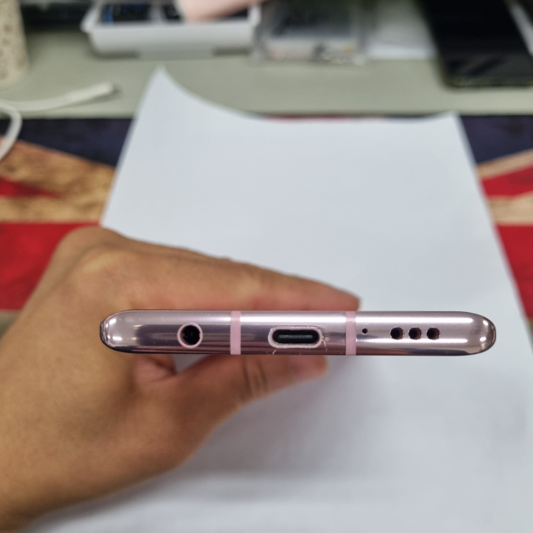 .LG 벨벳 128GB 핑크 U+ 외관 AA급 중고폰 210341--5