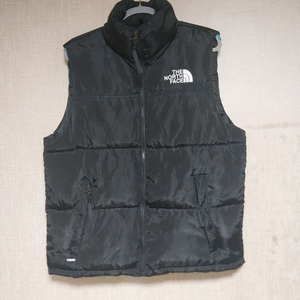 노스페이스 700/100/오리/유광) 블랙패딩조끼