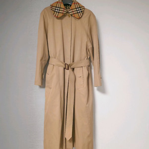 버버리 클래식 체크 카라 트렌치 코트