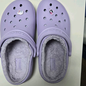 크록스 240 털크록스 겨울크록스 라벤더 보라