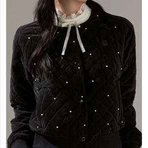 페어라이어 진주퀼팅자켓