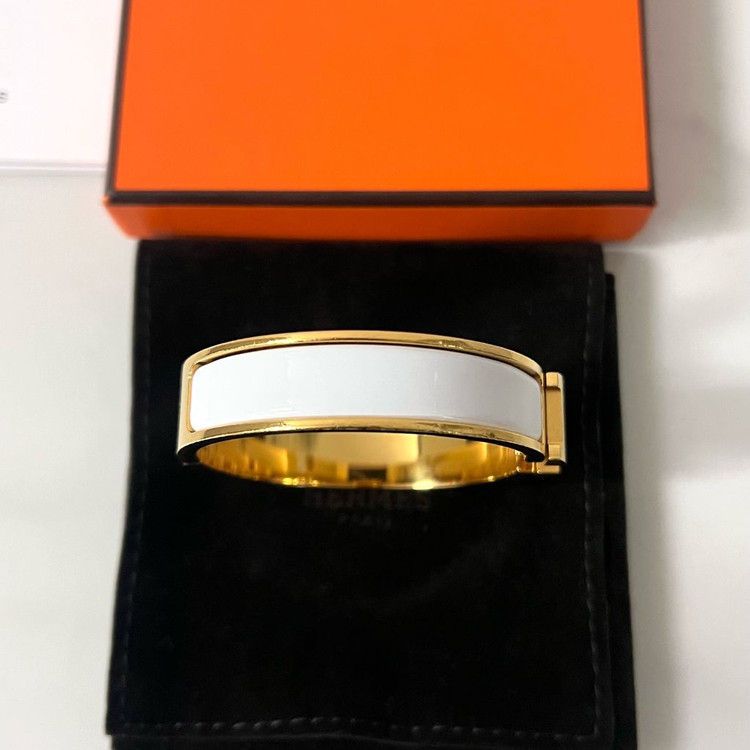 [A급/정품] 에르메스 클릭아슈 팔찌 화이트 골드 PM 이미지