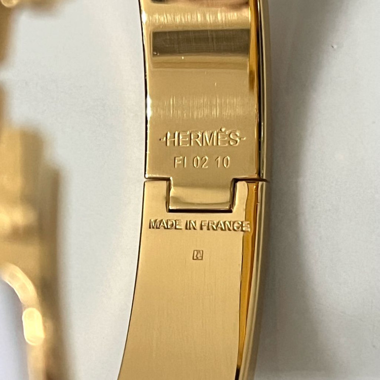 [A급/정품] 에르메스 클릭아슈 팔찌 화이트 골드 PM 이미지