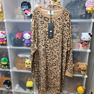 빅사이즈 롱 원피스 호피 원피스 #새상품#