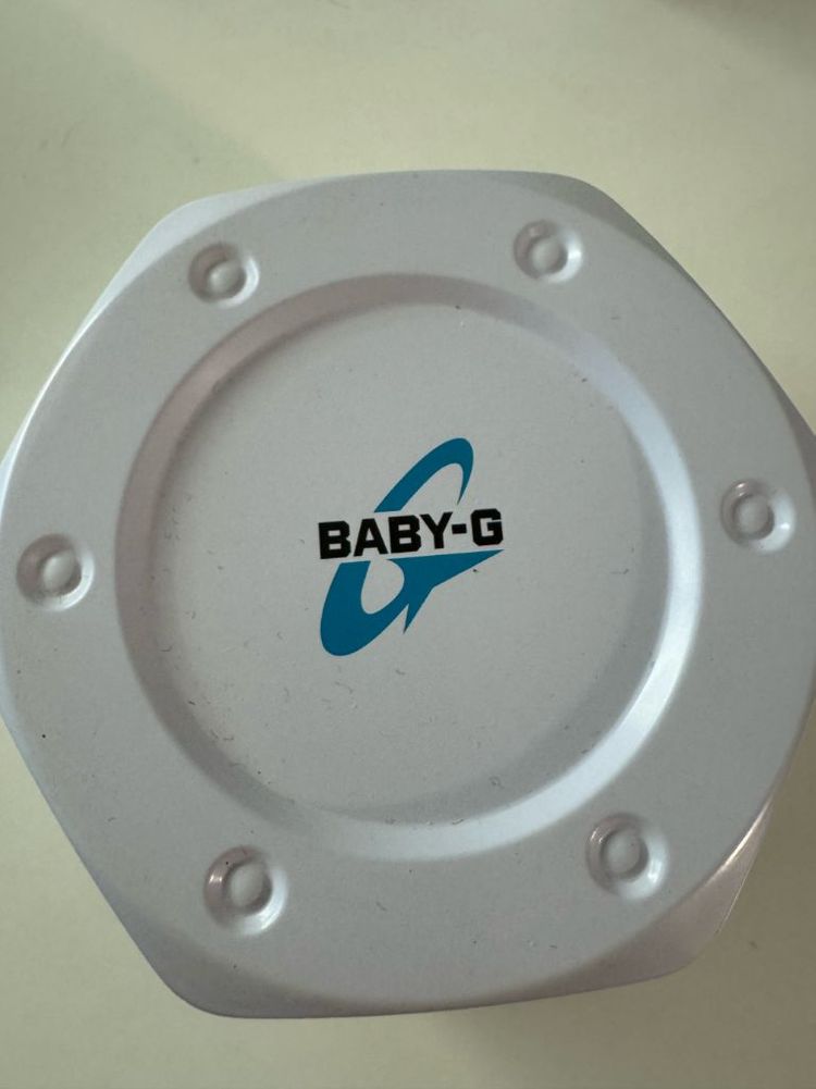 카시오 베이비지 화이트+로즈골드 시계--5