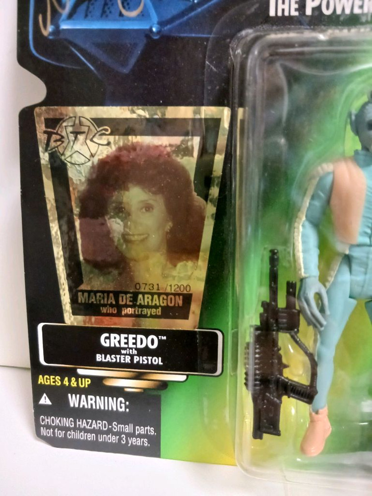 스타워즈 3.75 Greedo 배우 한정 싸인판--1