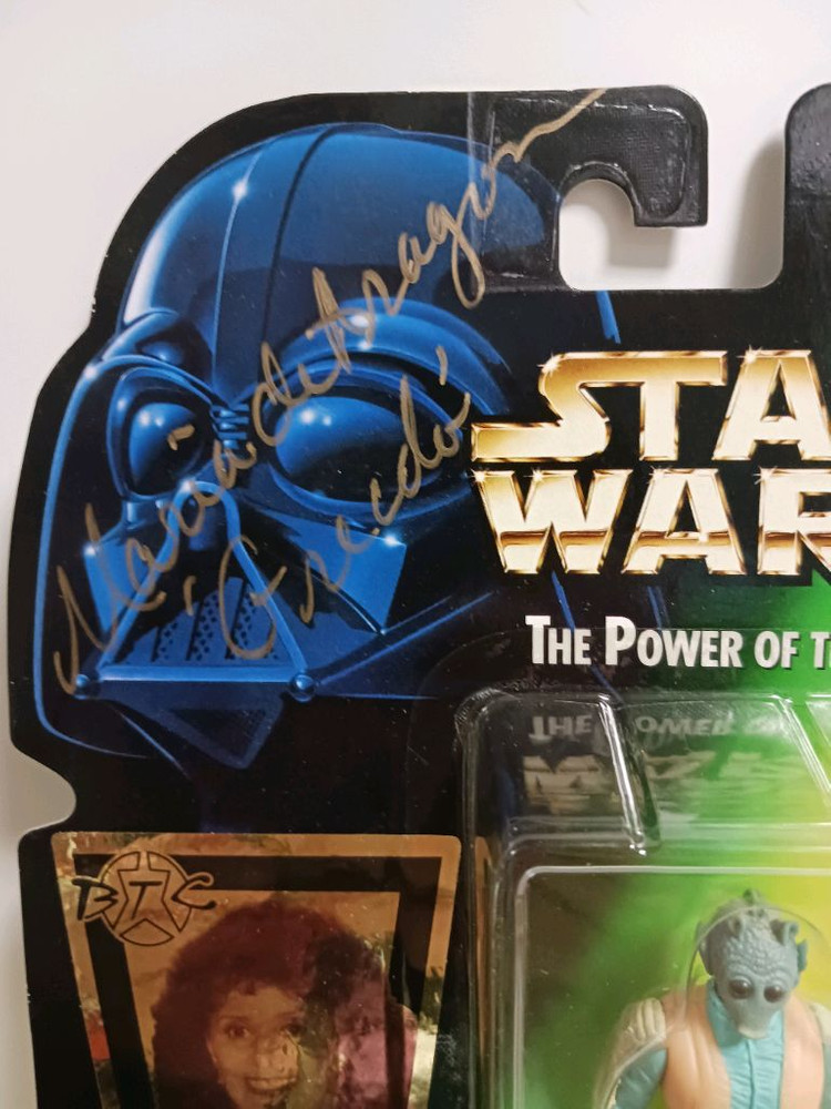 스타워즈 3.75 Greedo 배우 한정 싸인판--2